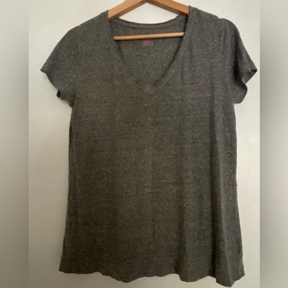 XHILIRATION SLEEP-WARE GRAY SOFT SHIRT SIZE M